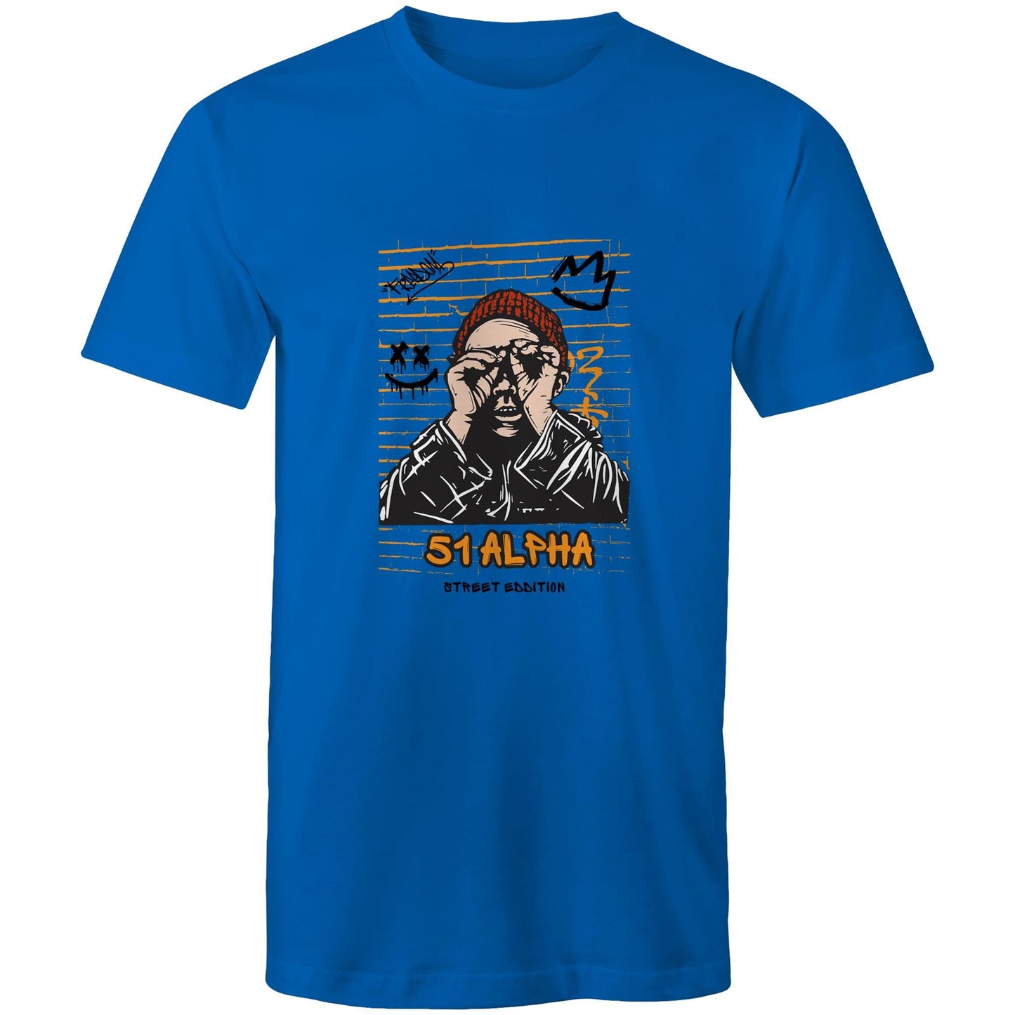 51 Alpha Street Edition – Premium Men's T-Shirt – Soft 100% Cotton Staple Fit