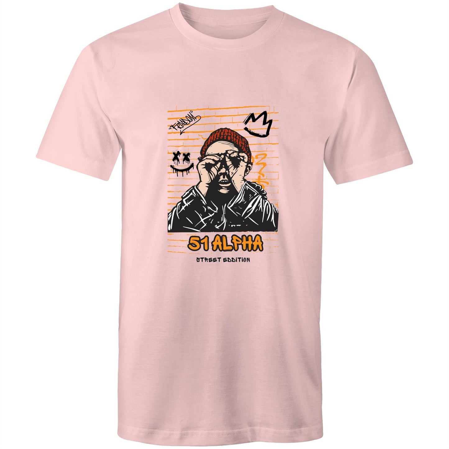51 Alpha Street Edition – Premium Men's T-Shirt – Soft 100% Cotton Staple Fit