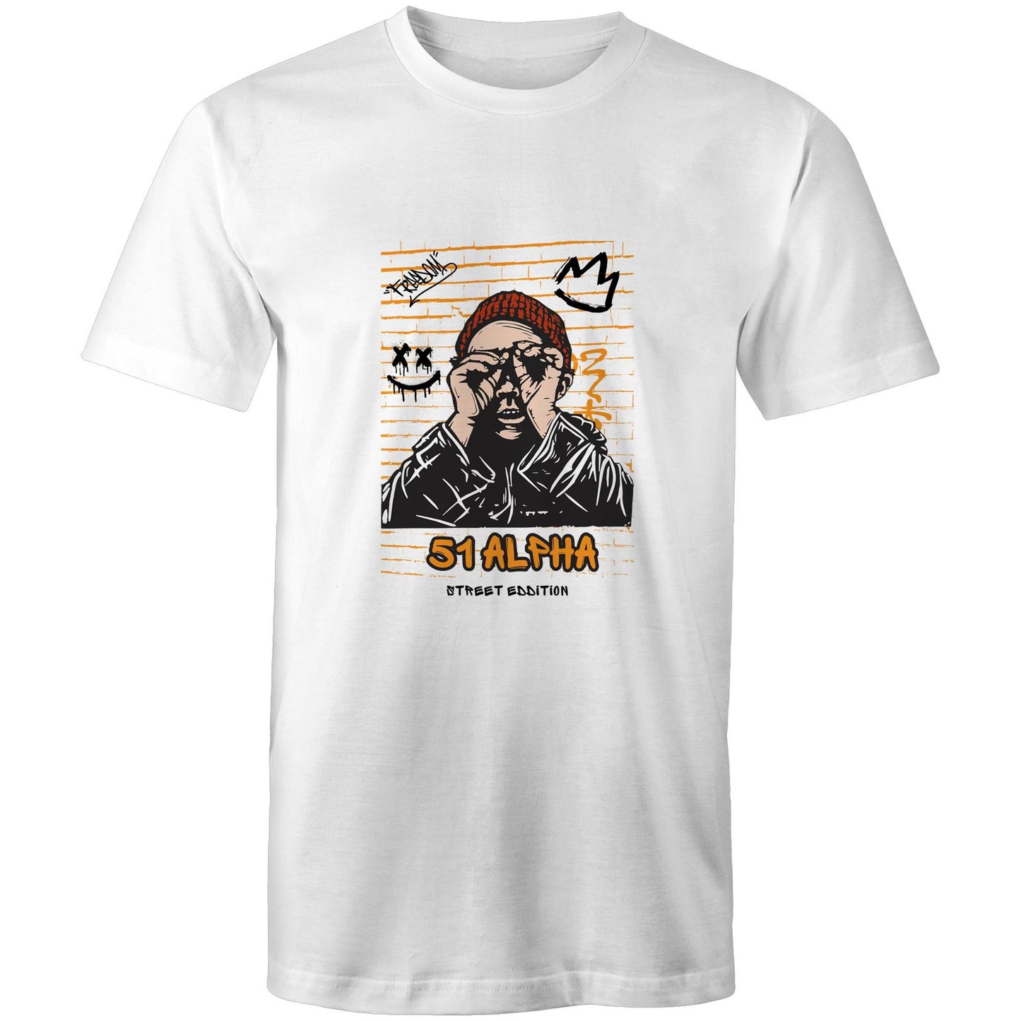 51 Alpha Street Edition – Premium Men's T-Shirt – Soft 100% Cotton Staple Fit