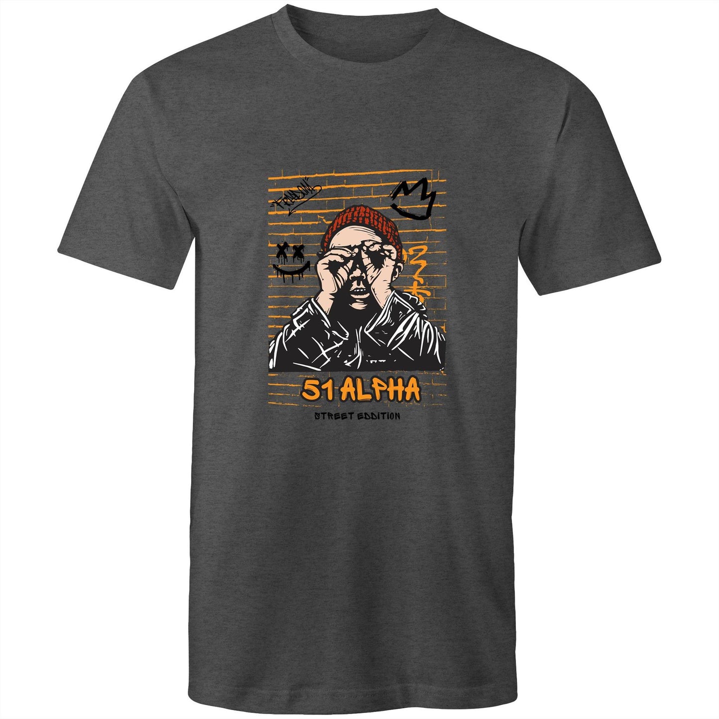 51 Alpha Street Edition – Premium Men's T-Shirt – Soft 100% Cotton Staple Fit