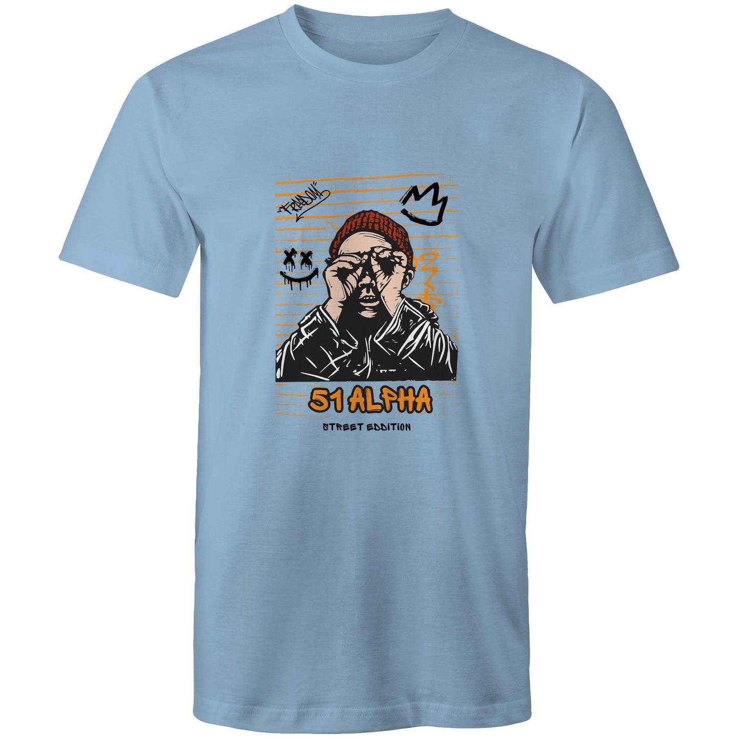 51 Alpha Street Edition – Premium Men's T-Shirt – Soft 100% Cotton Staple Fit