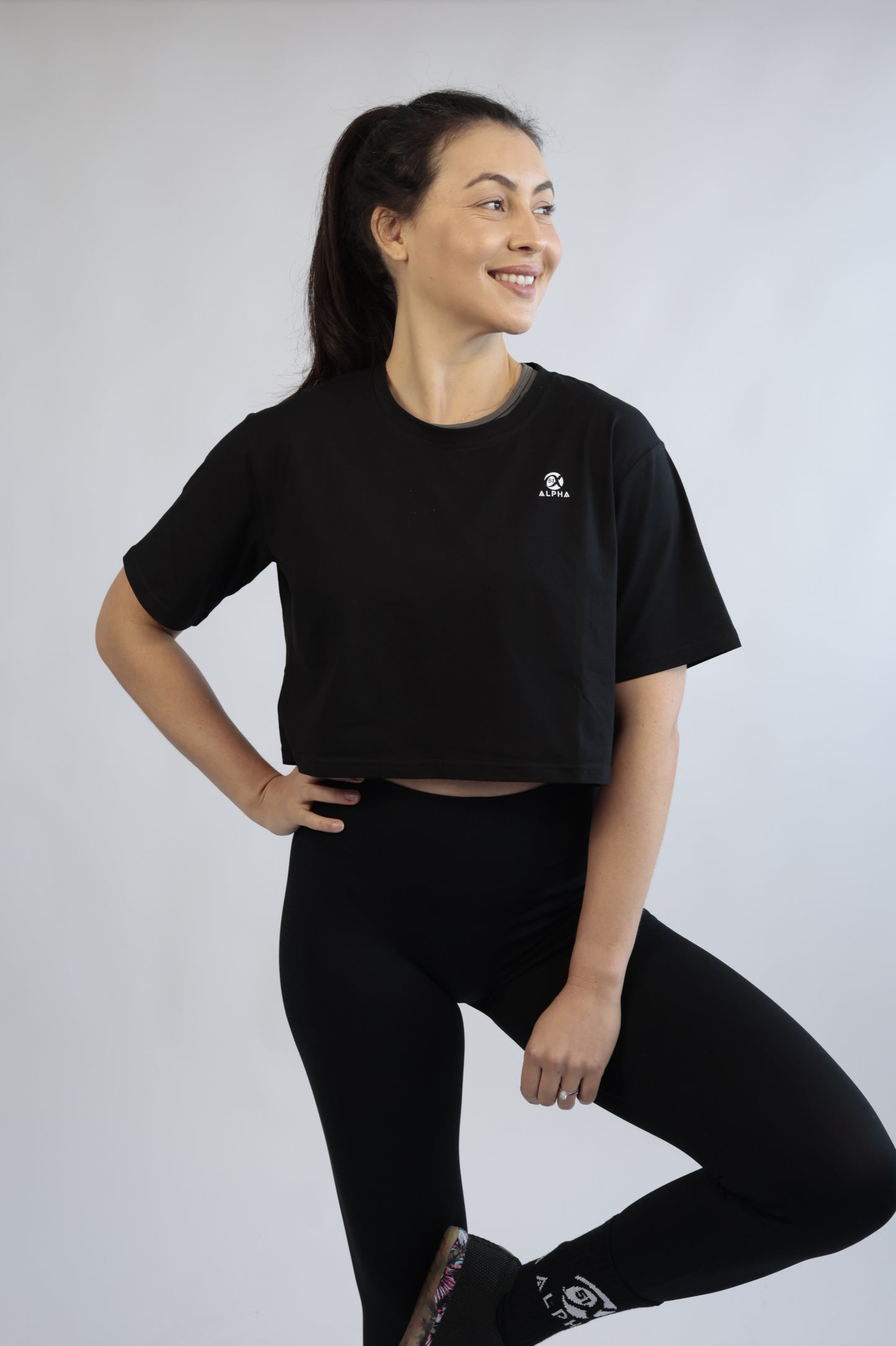 51 Alpha Organic Flex Crop Tee