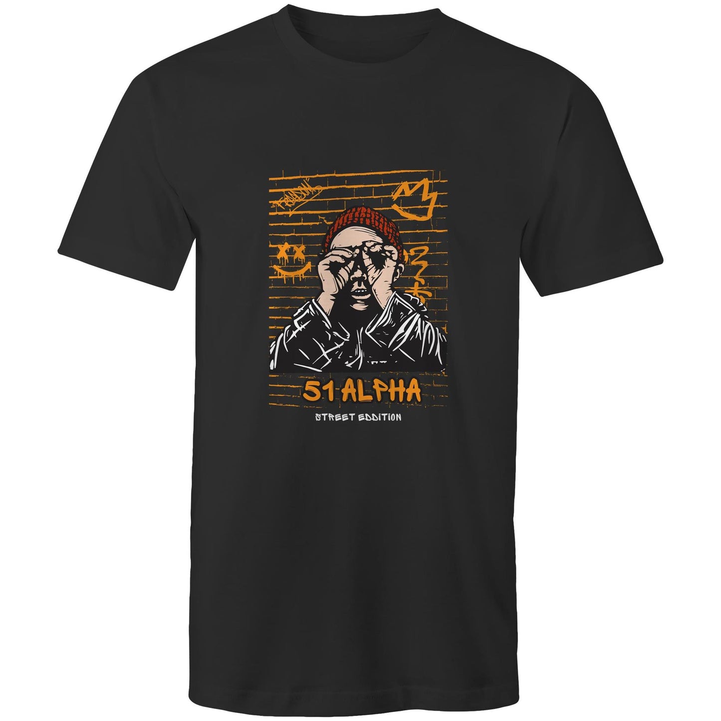 51 Alpha Street Edition – Premium Men's T-Shirt – Soft 100% Cotton Staple Fit