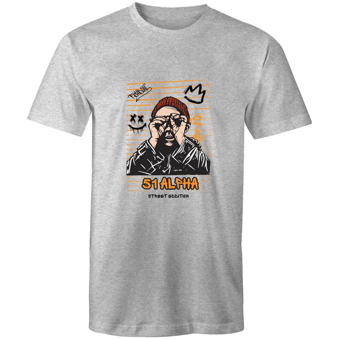 51 Alpha Street Edition – Premium Men's T-Shirt – Soft 100% Cotton Staple Fit