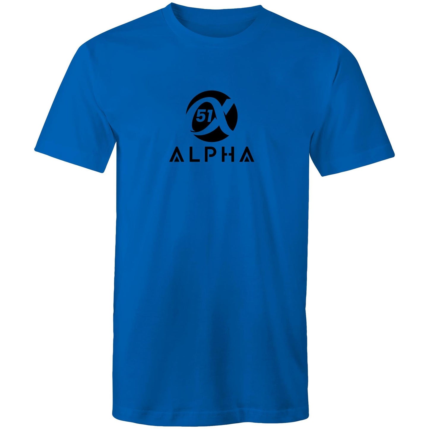 51 Alpha – Premium Men's T-Shirt – Soft 100% Cotton Staple Fit -Large Logo
