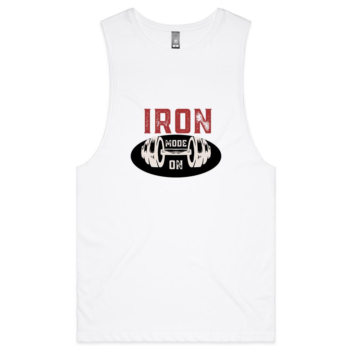51 Alpha "Iron Mode On" Tank Tee – Premium Muscle Tee