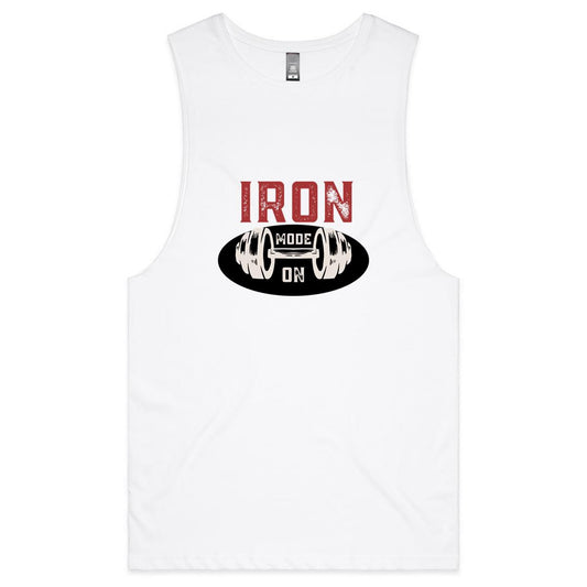 51 Alpha "Iron Mode On" Tank Tee – Premium Muscle Tee