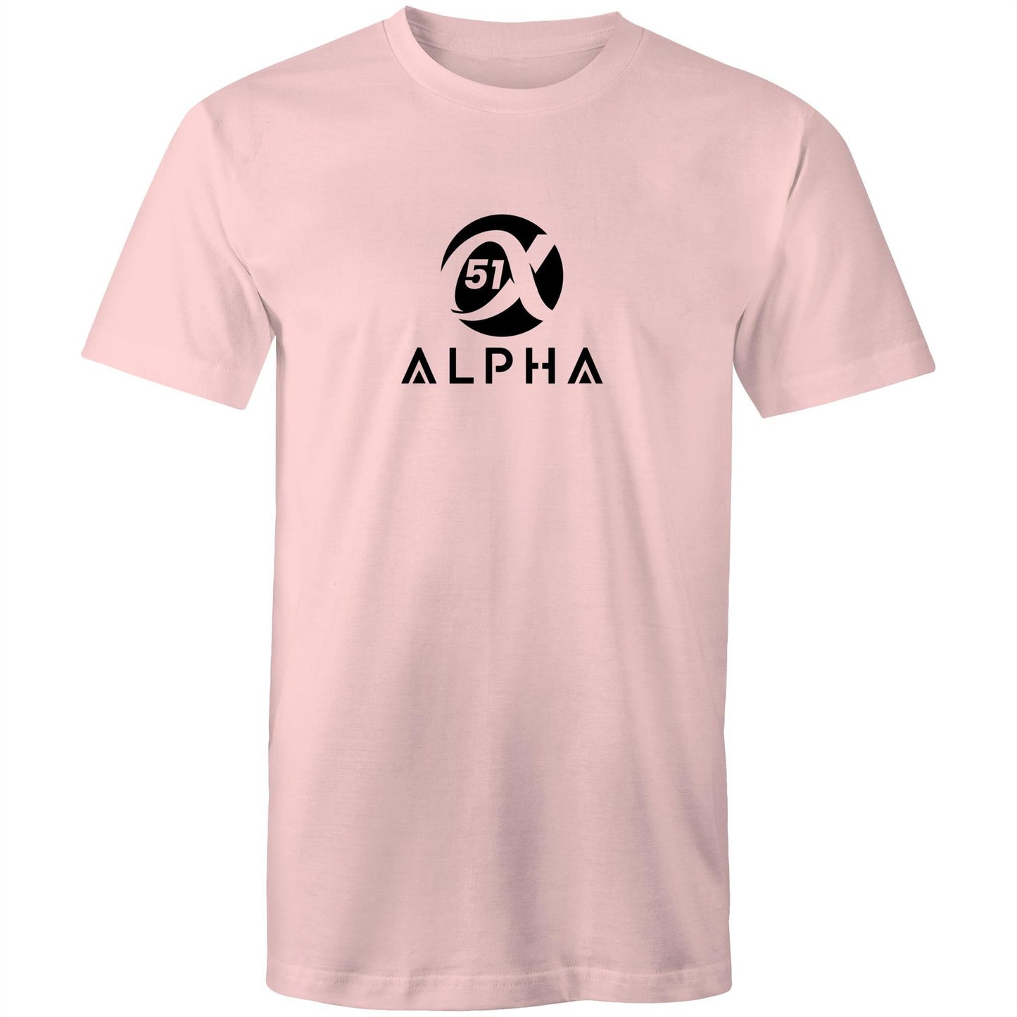 51 Alpha – Premium Men's T-Shirt – Soft 100% Cotton Staple Fit -Large Logo