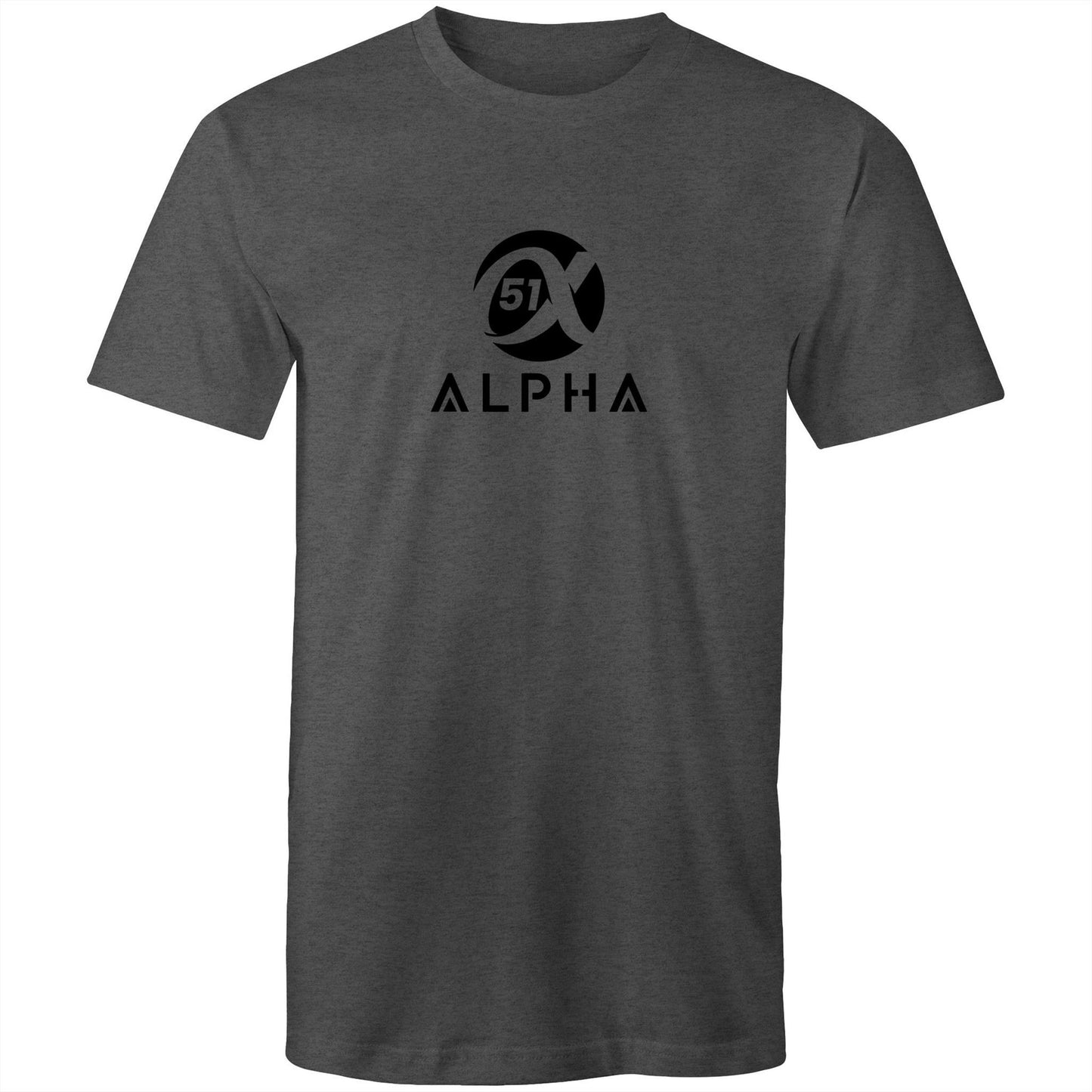 51 Alpha – Premium Men's T-Shirt – Soft 100% Cotton Staple Fit -Large Logo