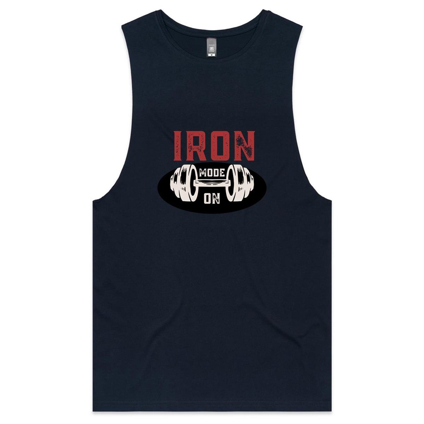 51 Alpha "Iron Mode On" Tank Tee – Premium Muscle Tee