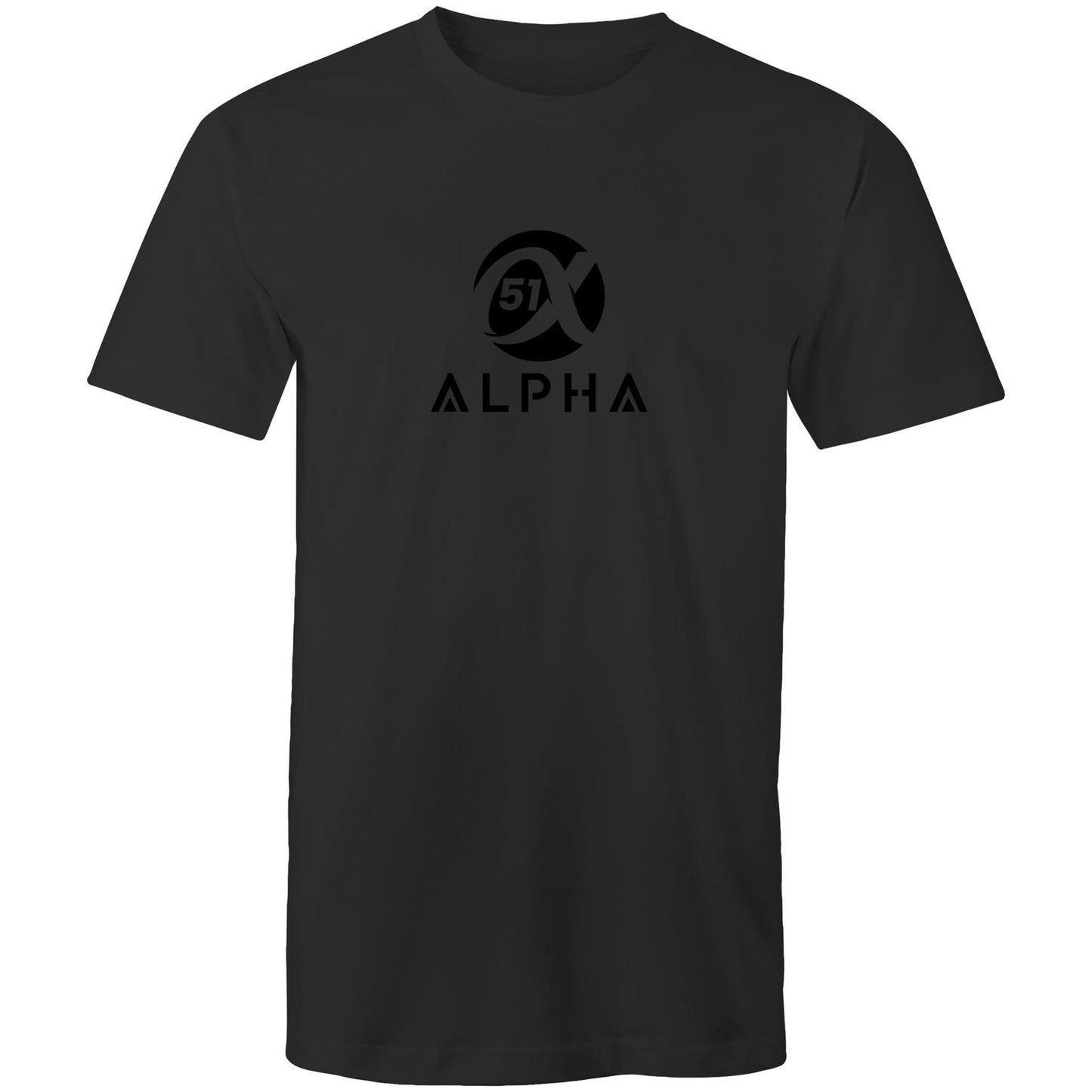 51 Alpha – Premium Men's T-Shirt – Soft 100% Cotton Staple Fit -Large Logo
