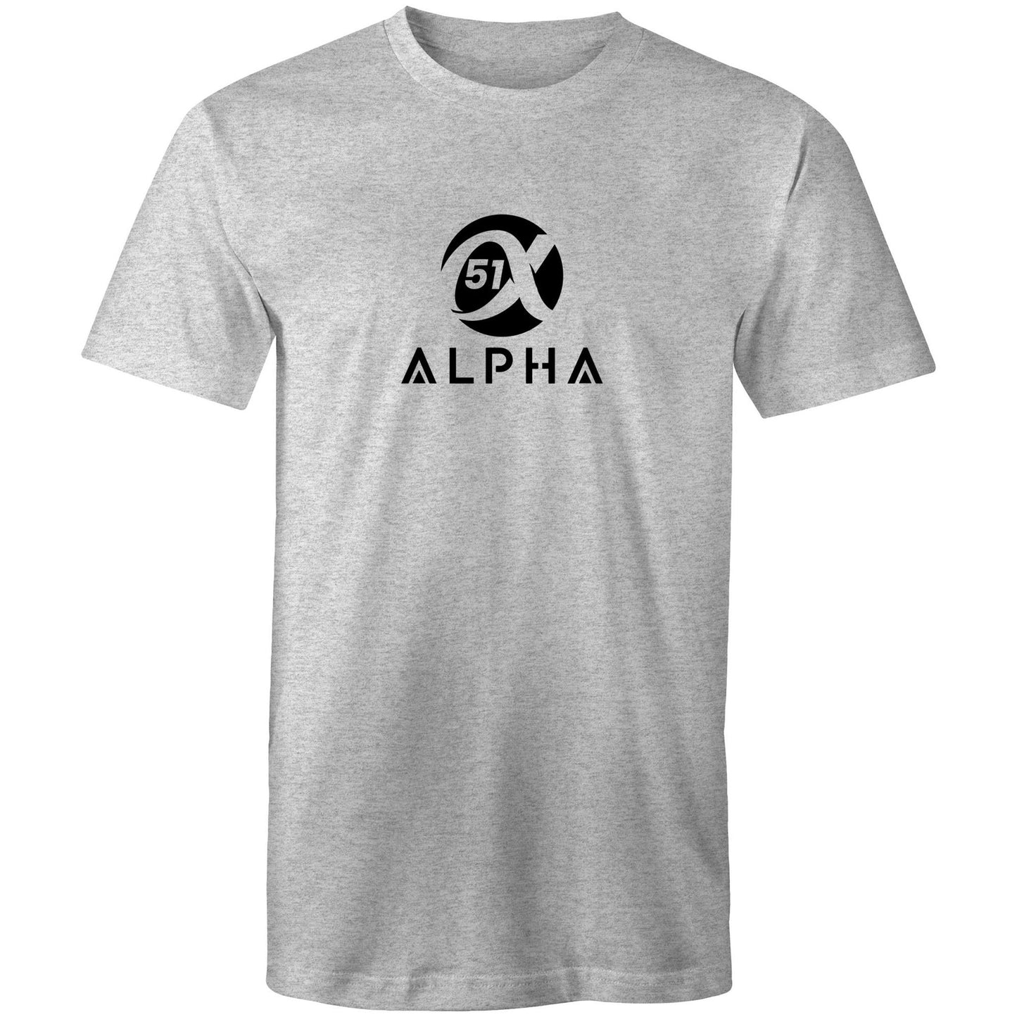 51 Alpha – Premium Men's T-Shirt – Soft 100% Cotton Staple Fit -Large Logo