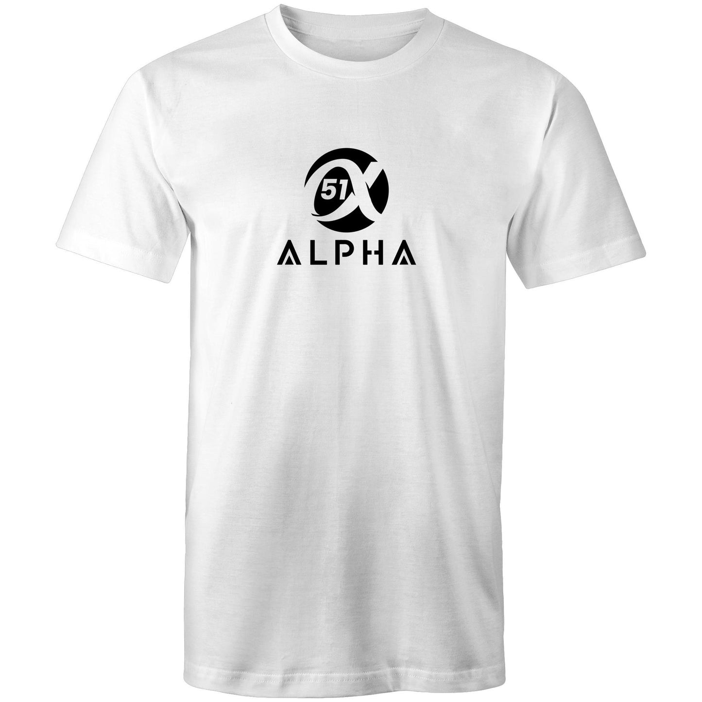 51 Alpha – Premium Men's T-Shirt – Soft 100% Cotton Staple Fit -Large Logo