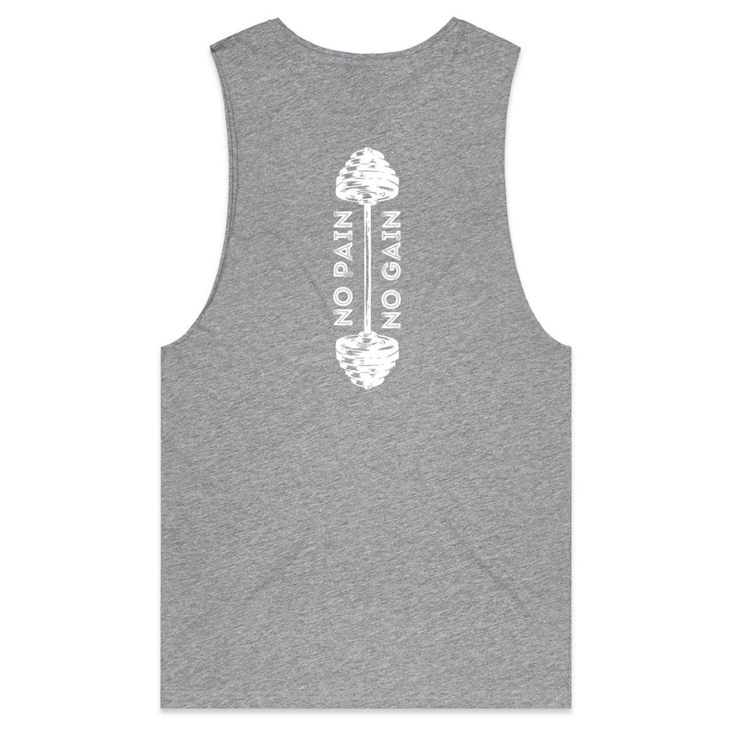 51 Alpha "No Pain, No Gain" Tank Tee – Premium Muscle Tee